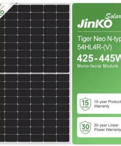 Solarni modul JINKO 425W mono, half-cell, JKM425N-54HL4-V, 1722x1134x30